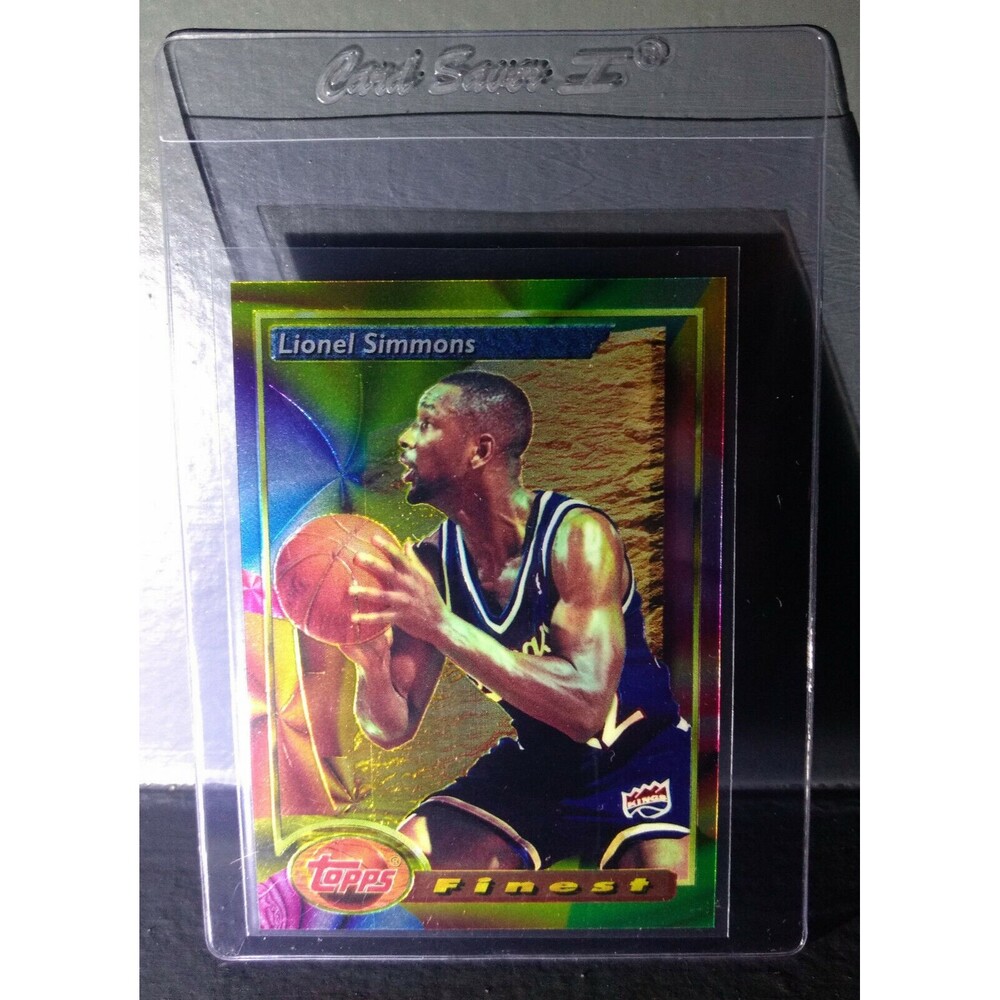 1993-94 Topps Finest Lionel Simmons #68 Basketball Card